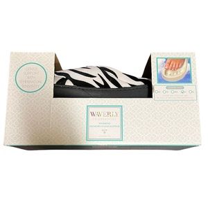 NEW Waverly Women’s Memory Foam Slippers size Large - Zebra print